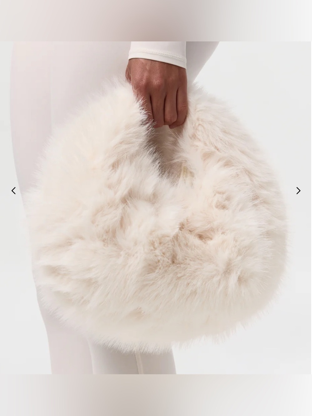 Naked wardrobe FAUX FUR PLUSH MINI BAG